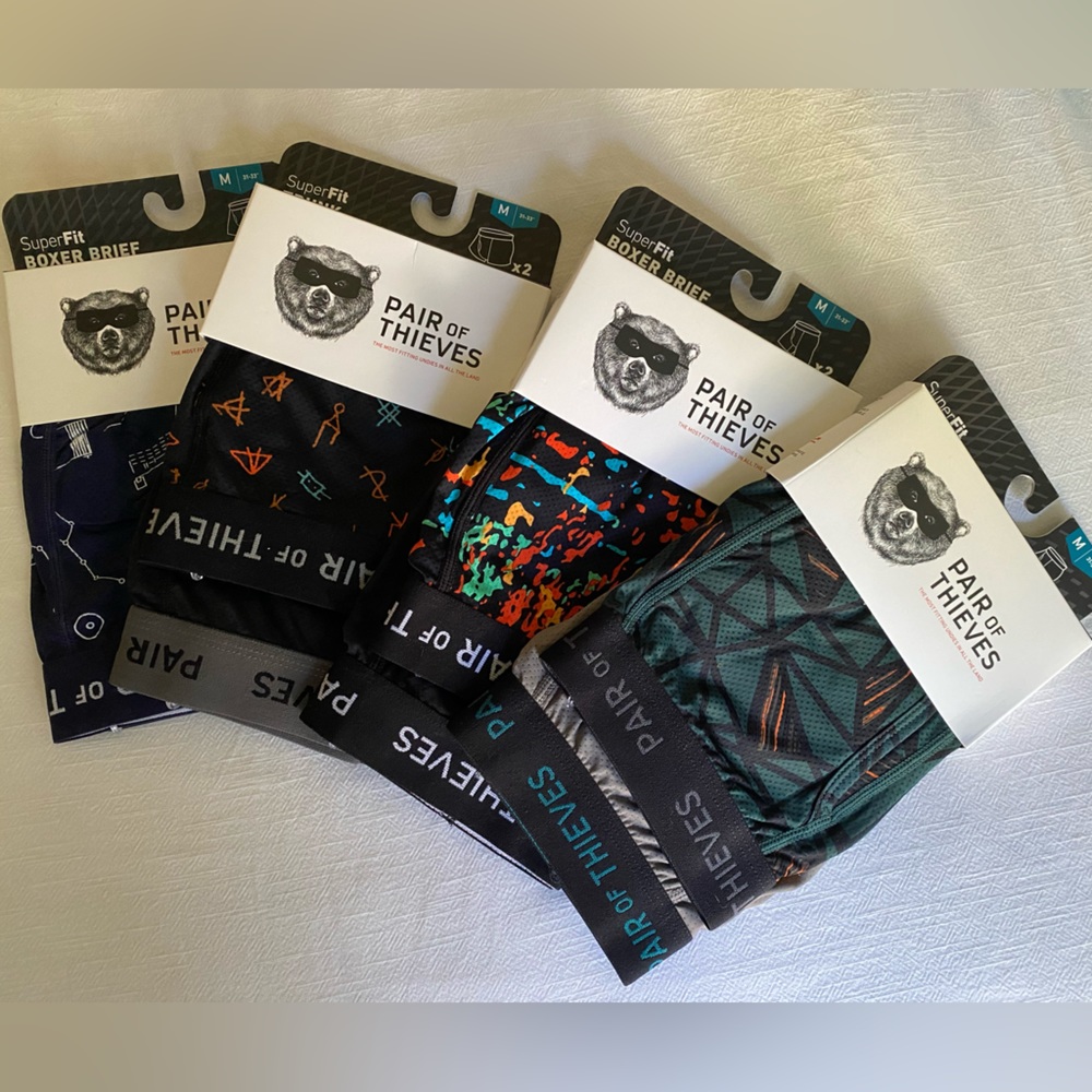 Pair of Thieves Super Fit Boxer Briefs Size M - 31-33” - Brand New - 7 Total